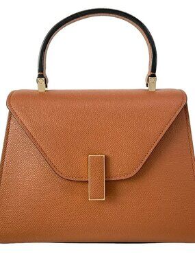 Valextra Mini Iside Brown Soft Calf Leather N****** Handbag